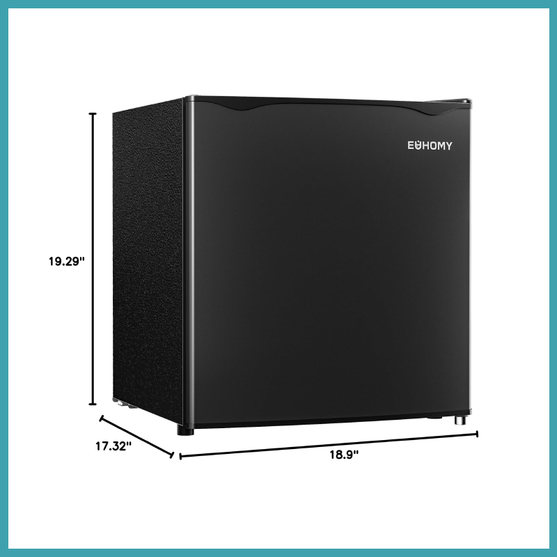 Mini Fridge for Office with Built-in Freezer and Quiet Design