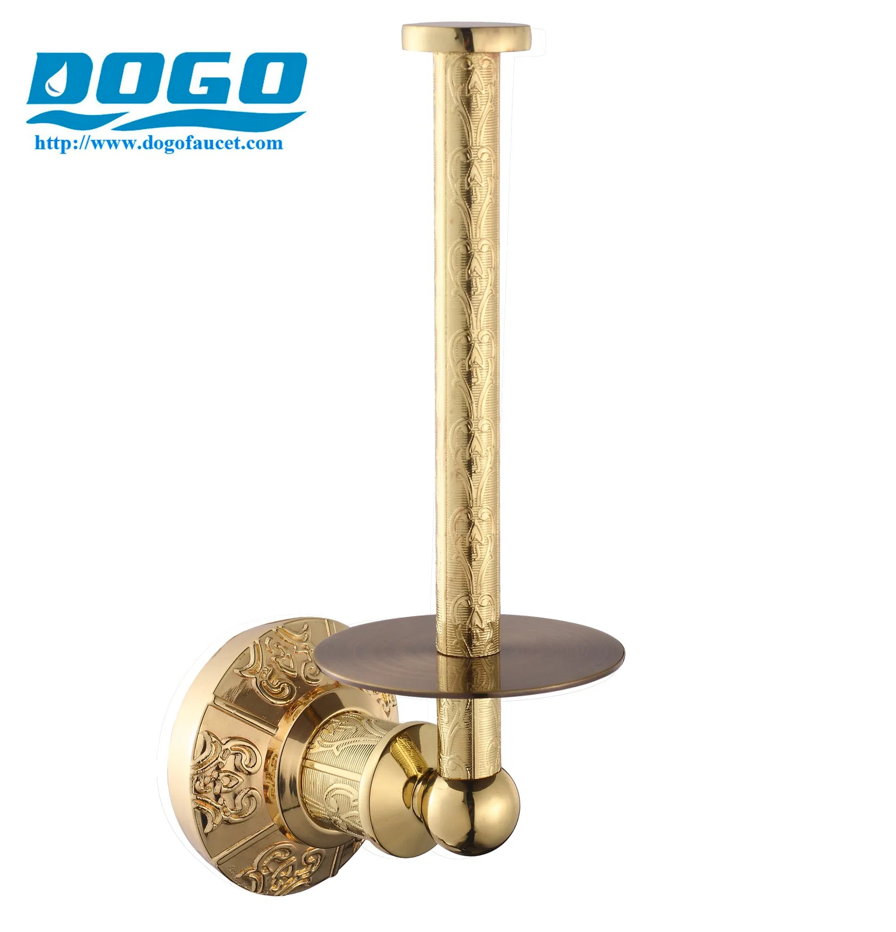 Держатель для туалетной бумаги DoGo DG-B23005, золото