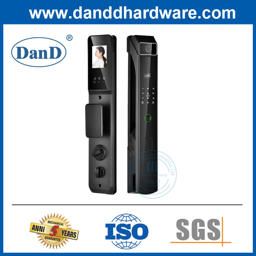 High Technology Face Recognition Intelligent Automatic WiFi Waterproof Smart Entrance Door Lockset