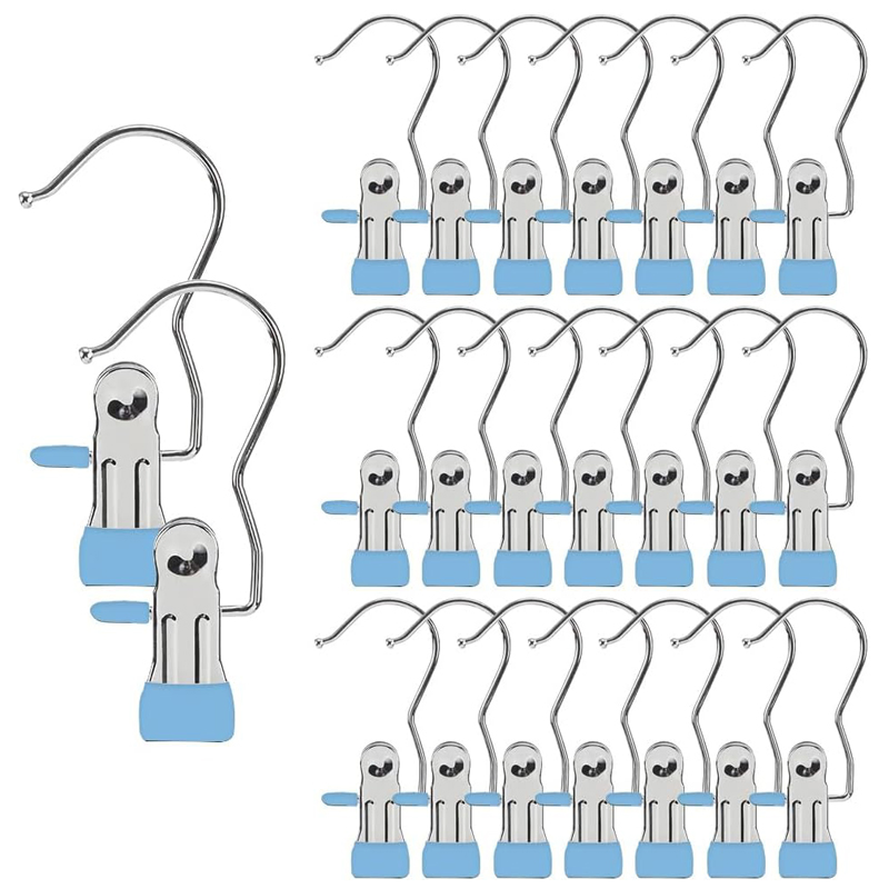 Cheap Metal Hook Hanger for Closet Clothes Clothing Boots Shoes Socks Bag Towel Laundry