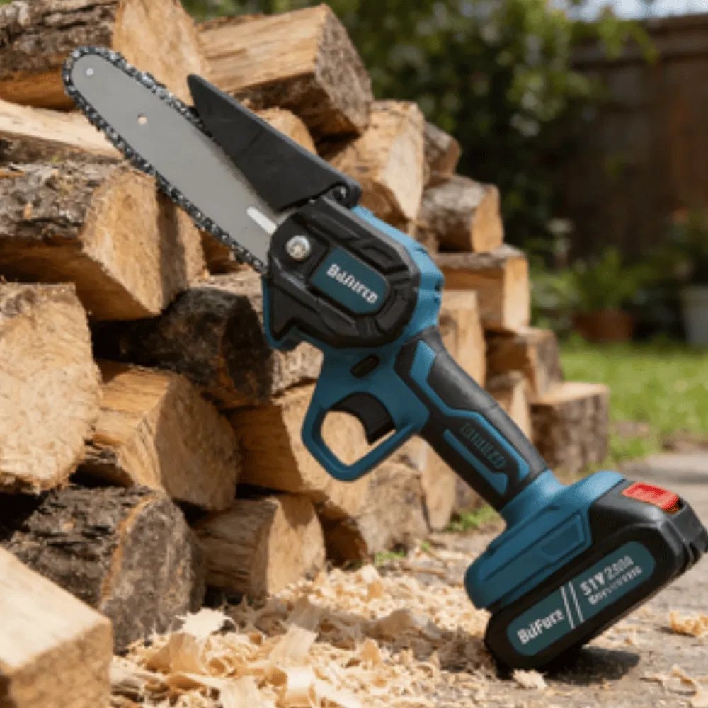 Lightweight Electric Chain Saw Rechargeable for Branch Pruning