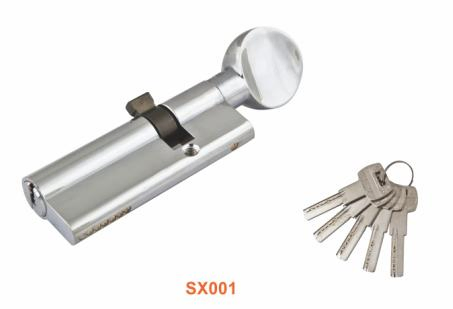 High Quality Brass Material Door Hardware Lock Key Cylinder (SX001)