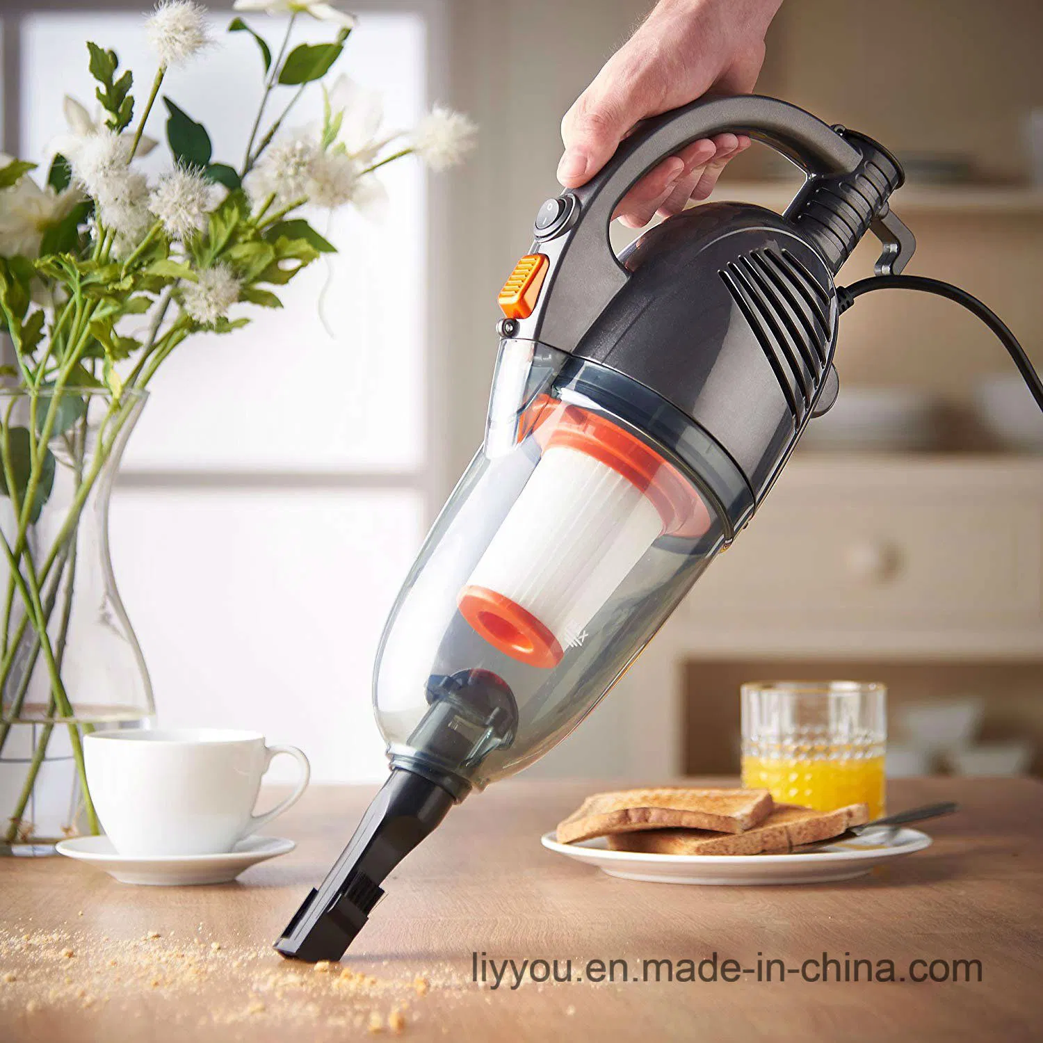 Household Portable Lightweight Corded Powerful Stick Vacuum Cleaner