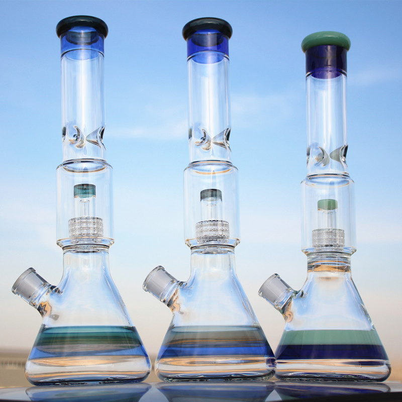 14 Inches Glass Water Pipe with 14mm Bowl Beaker Water Pipe