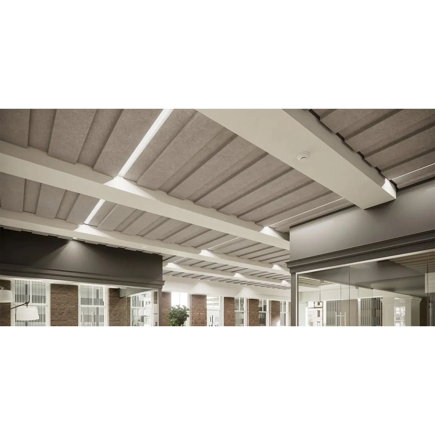 Eco-Friendly Carved Polyester Fiber Acoustic Panel Baffle Ceiling for Decoration