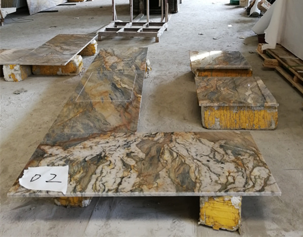 Fusion Quartzite / Brazil High Quality Multicolor Tiles & Slabs