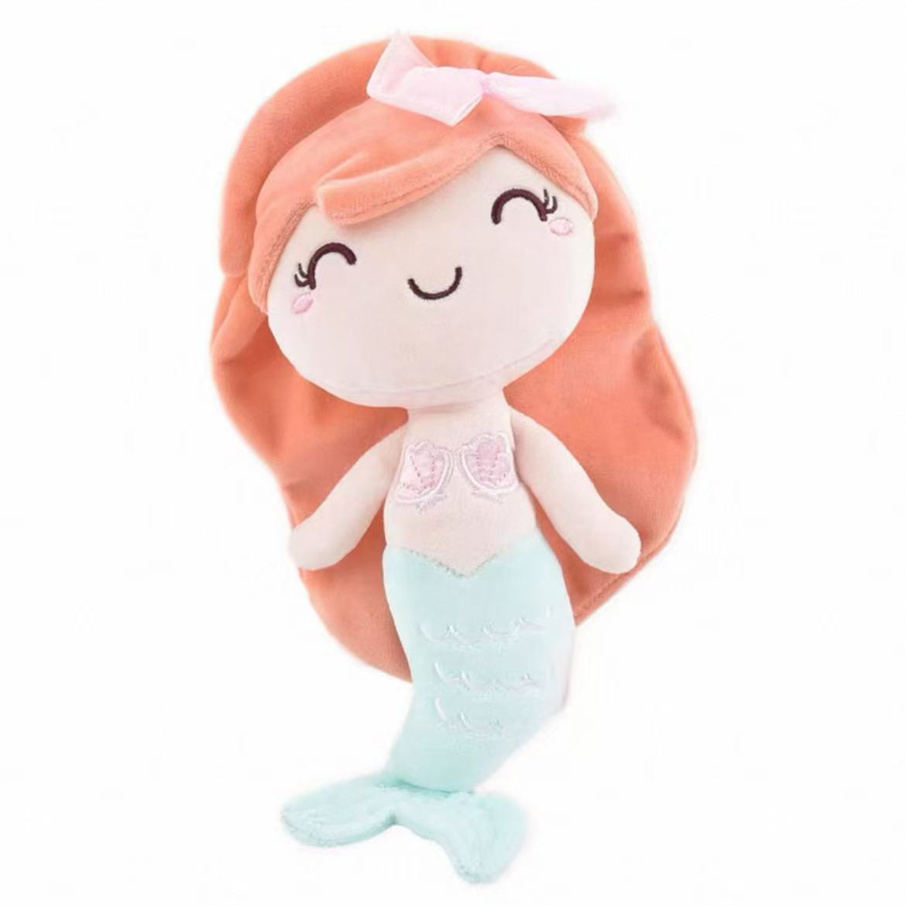 Wholesale Decoration Kids Cartoon Cute Customized Mermaid Stuffed Plush Doll Throw Blanket