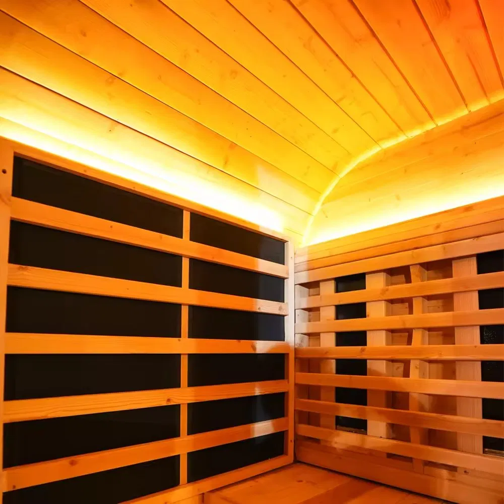 Инфракрасная сауна из канадского хемлока и красного кедра