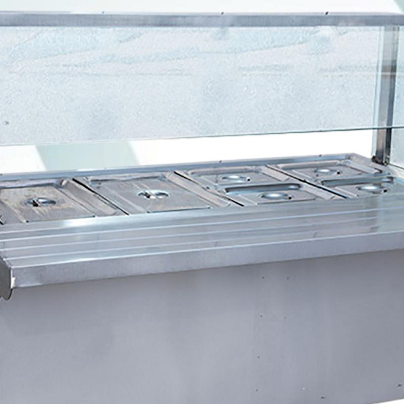 Restaurant Food Warmer Bain Marie Showcase 1/2*5 Pans