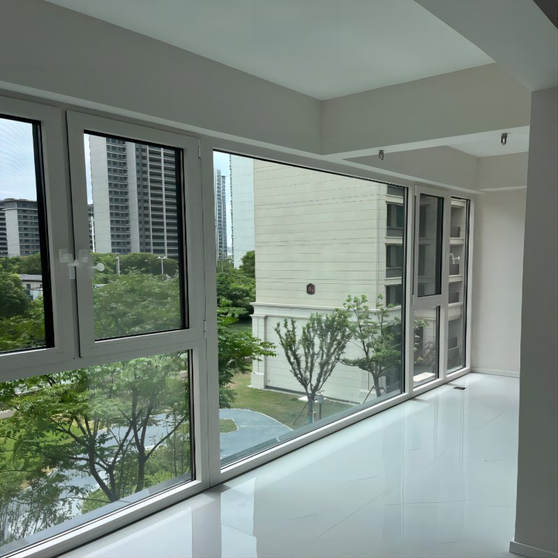 Baiyiyuan Seek Foreign Partners Agents of Casement Window Superhouse Hurricane-Resistant Aluminum Casement Windows with Tempered Glass