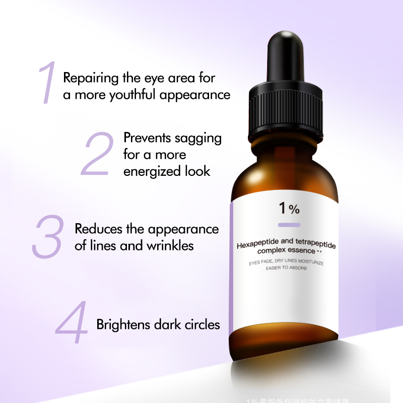 Beauty Cosmetic Anti-Aging Eye Serum with Peptides Bright Eyes - Hydrating Eye Essence for Youthful Skin