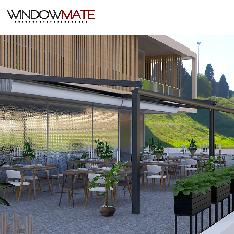 Strong Aluminum Frame Anti Corrosion and Easy Cleaning Awning