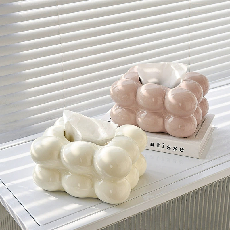 Tissue Holder Cotton Candy Ceramic Tissue Box Holder Wbb29967