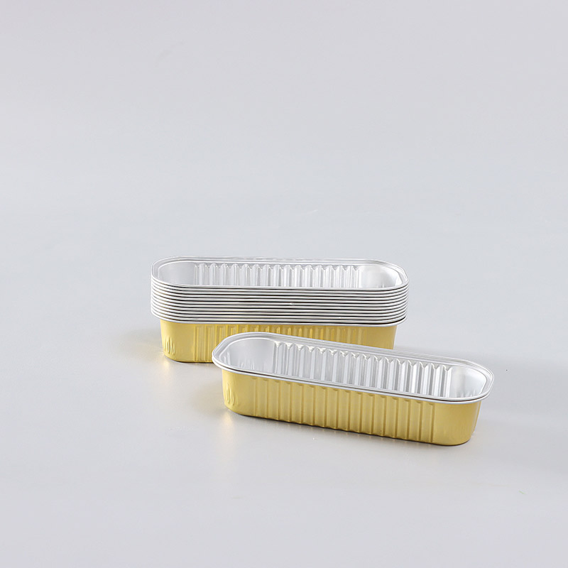 Custom 200ml Mini Bread Pan 6oz Cupcake Pan Aluminum Foil Food Packaging Pan with Lid