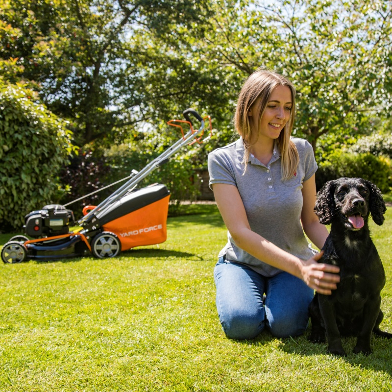 Robust Construction Self Propelled Cutting Lawn Mower GM B46ck for Power