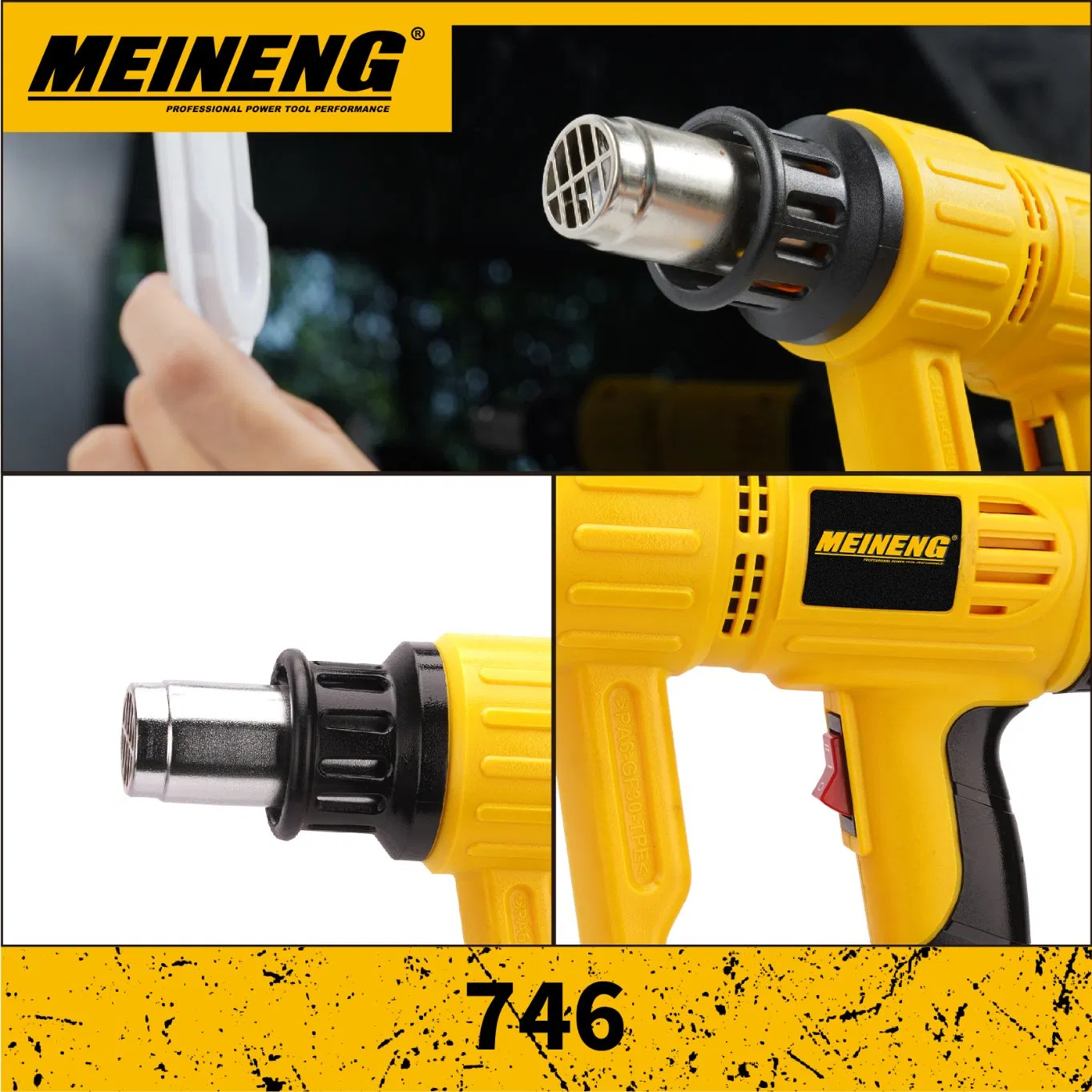 Ergonomic Design 746 Heat Gun for Comfort and Precision Work