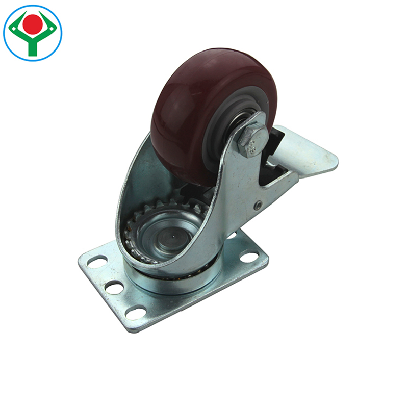 3 Inch Univeral Height Adjustable Swivel Industrial Heavy Duty Casters Wheels with Break