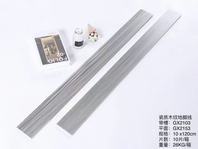 Elegant Porcelain Skirting Board for Modern Tile Designs