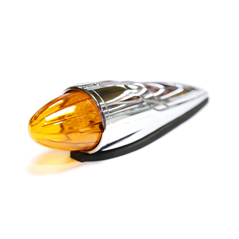 Светодиодный габаритный фонарь на крышу кабины, 17 LED, янтарный