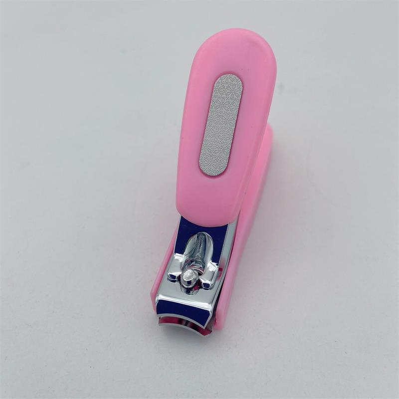 New Design Curved Blade Nail Clipper with Plastic Tray to Collect Nails