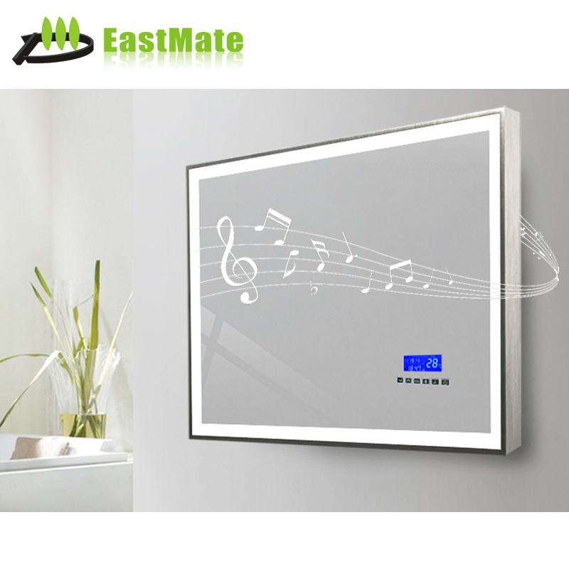 Hotel Wall Mounted LED Lighted Smart bluetooth Screen Mirror for Sale