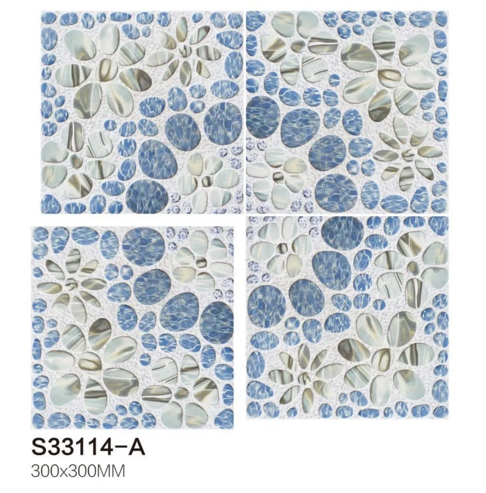 Керамическая плитка 300x300 мм с цветочным узором