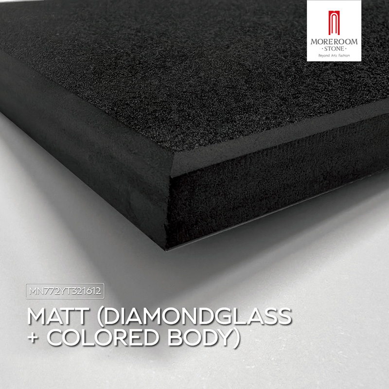 Large Laminated Porcelain Slab Black Marble Look Tiles for Elegant Side Tables