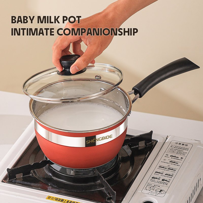 Intensification Stainless Steel Pot Set of 12 Pieces Kitchenware Cookware