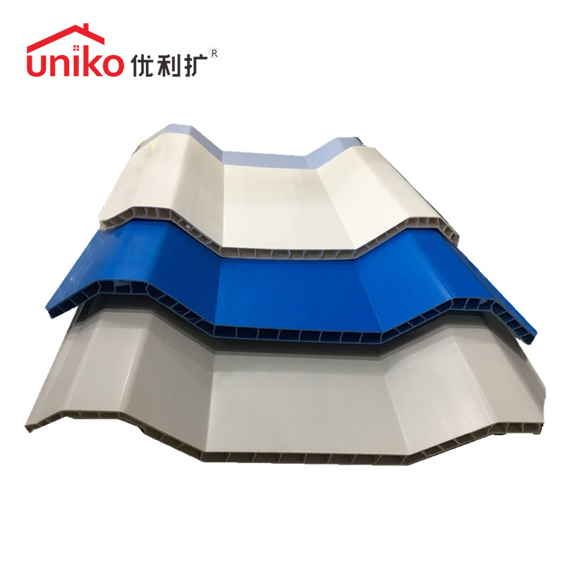 Shenyu Excellent Heat Insulation Roofing Sheet Hollow UPVC Roofing Tiles