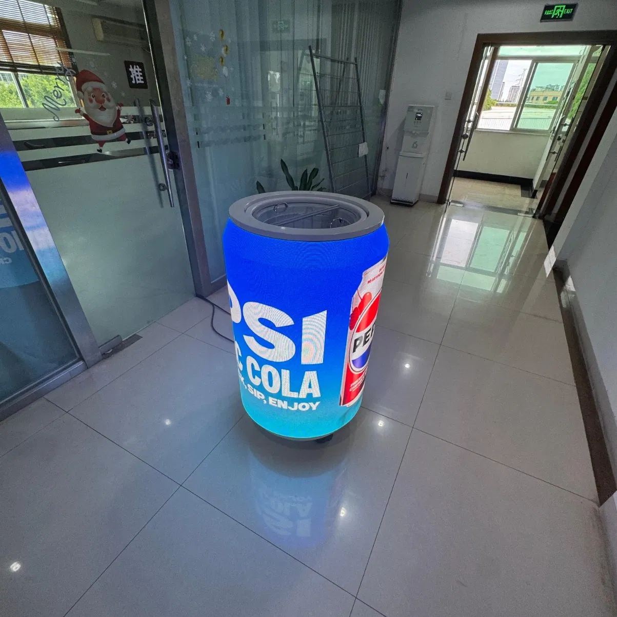 Flexible LED Panels High Definition Advertising Display for Mobile 50L Fridge