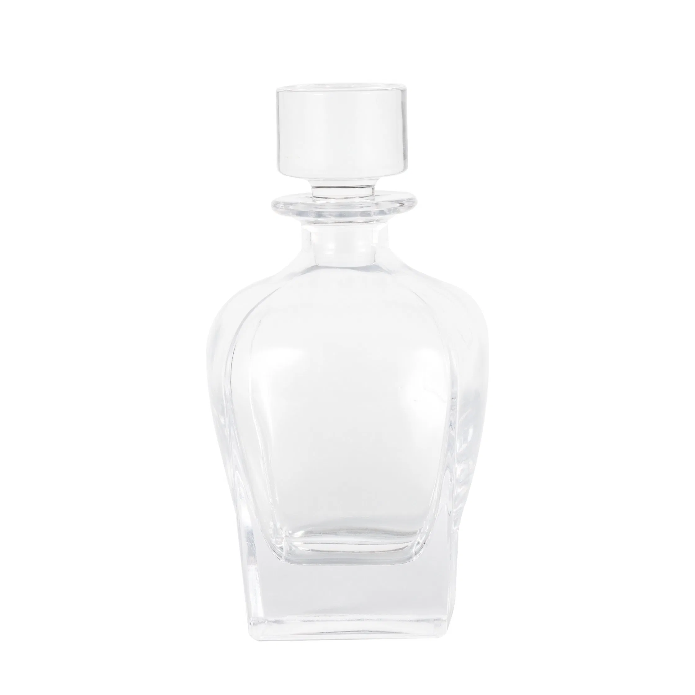 700 Ml Crystal Whisky Glass Set Popular Clear Round Whisky Decanters Set