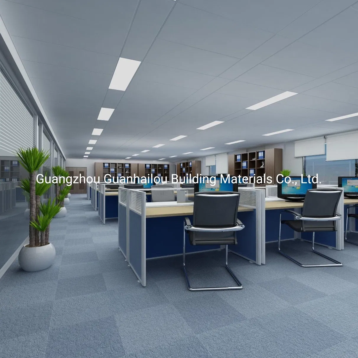 Ghl Fire-Resistance and Moisture-Proof Ceiling Board of 595X595/ 1200X2400