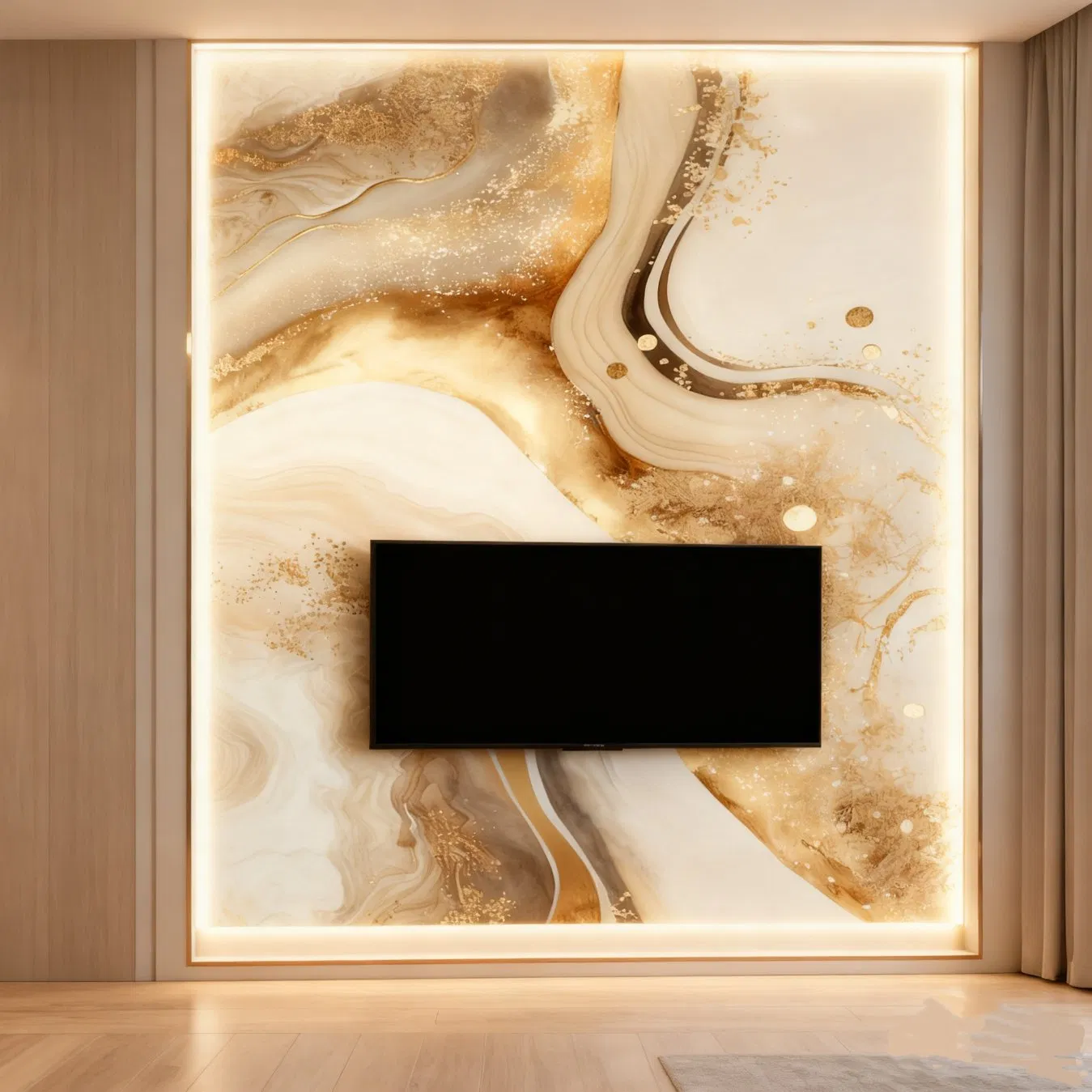 Building Material Waterproof Decorative UV Board 3D PVC Marble Sheet Wall Panel