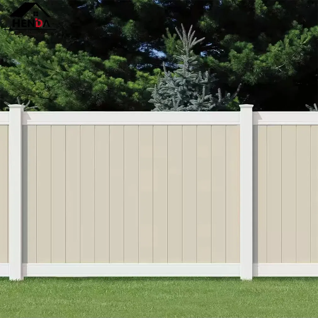 Premium PVC Fence/ Effortless Assembled Semi Privacy & Weather Proof Residential Boundary Solution