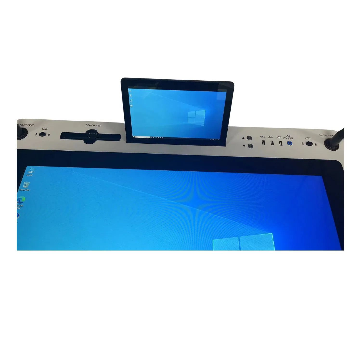 PCAP Touch Screen Smart Digital Speech Podium Lectern Teacher Podium with Electronic lift Stand and 1080P Resolution for Education