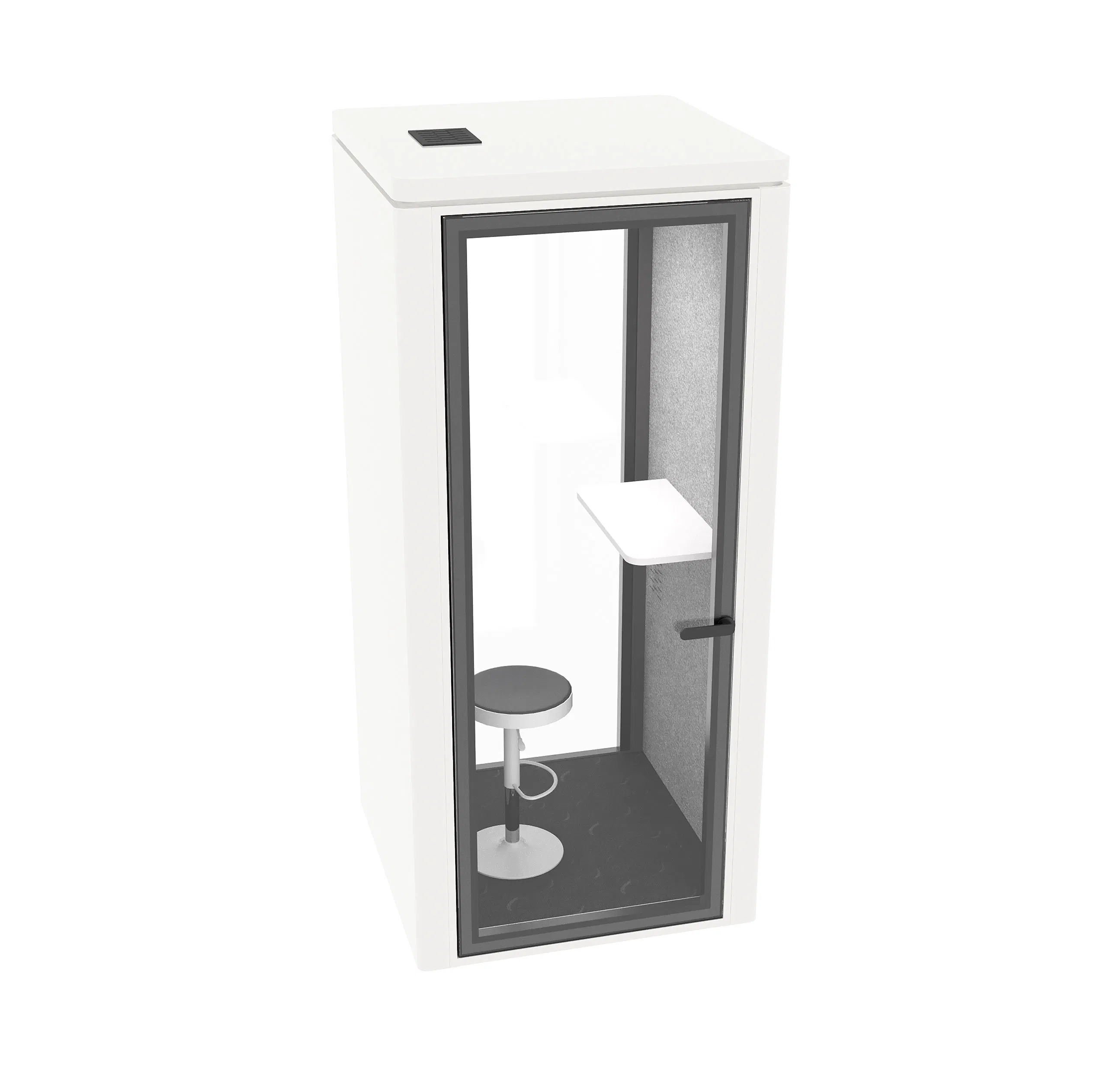 UL-Certified Soundproof Booth - Mobile Office Pod W/ Air Ventilation & Acoustic Panelspro& Safety Glass PRO Series