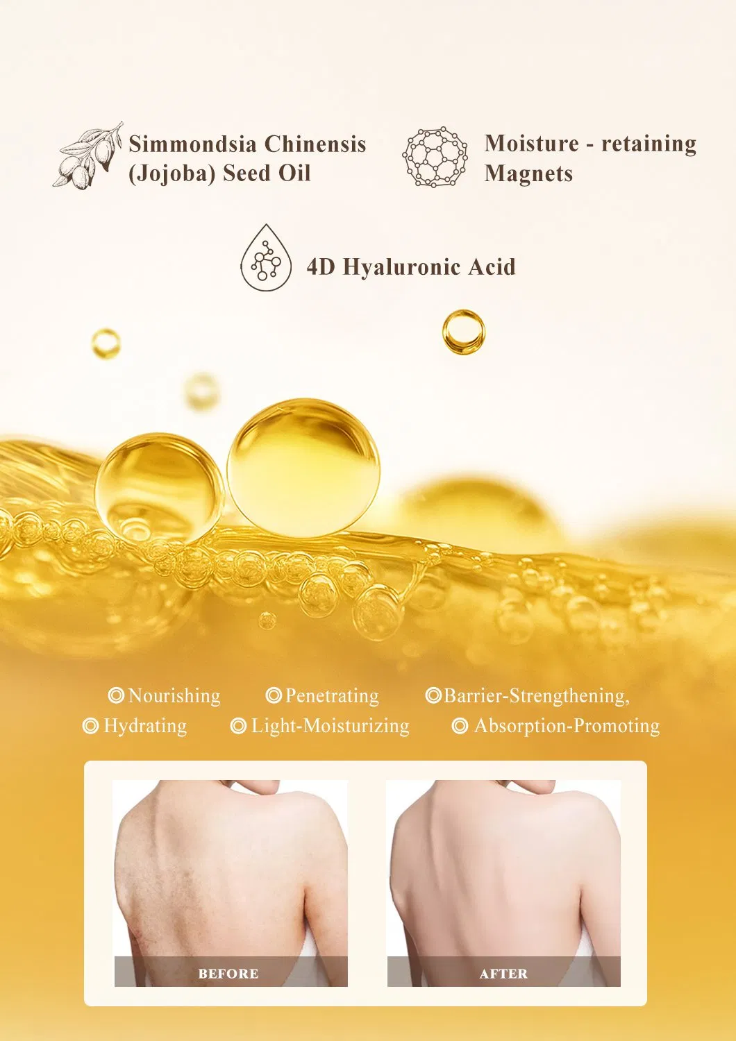 Sunflower Jojoba Premium Amino Acid Bath Oil