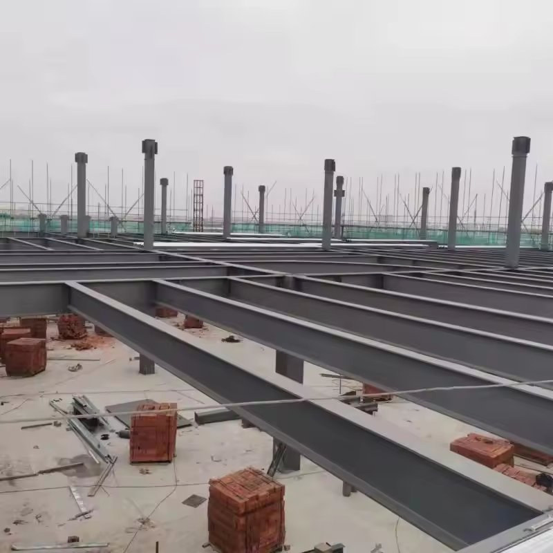 Large-Span Steel Structural Buildings/Prefab Car Showroom Structure for Warehouse/Workshop