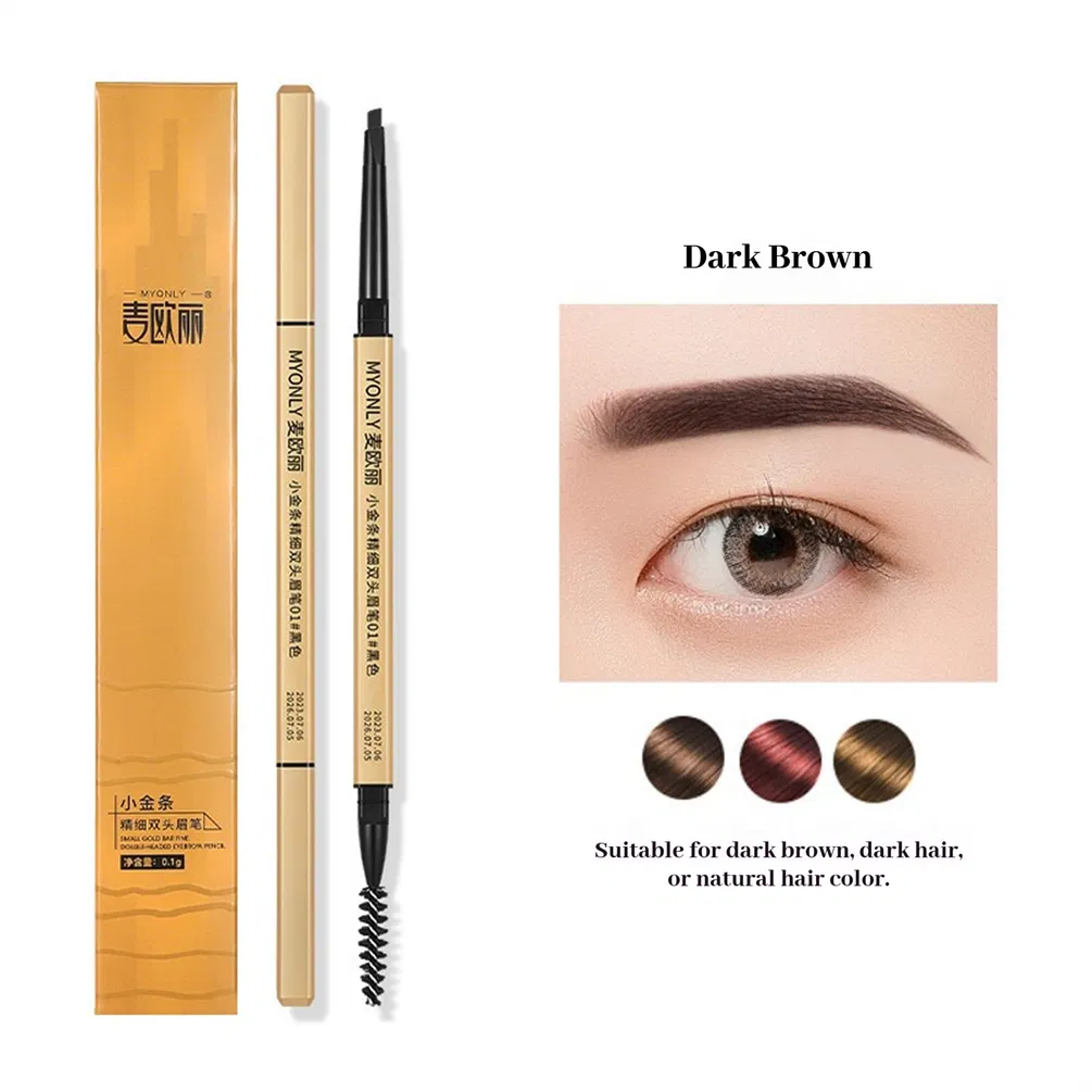 Multi Function Dual-Ended Ultra-Fine Long-Lasting Cosmetic Eyebrow Pen
