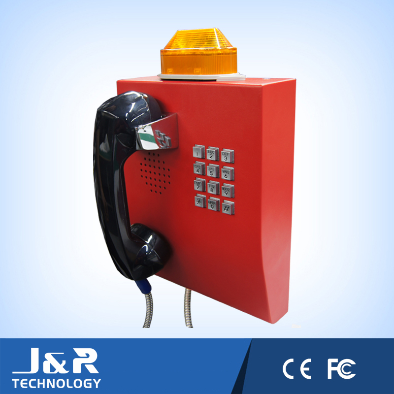 LED Strobe Light Tunnel SIP Phone with Poe Powered