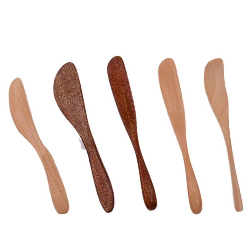 Wooden Butter Spreader Knife for Western Dining and Kitchen Use