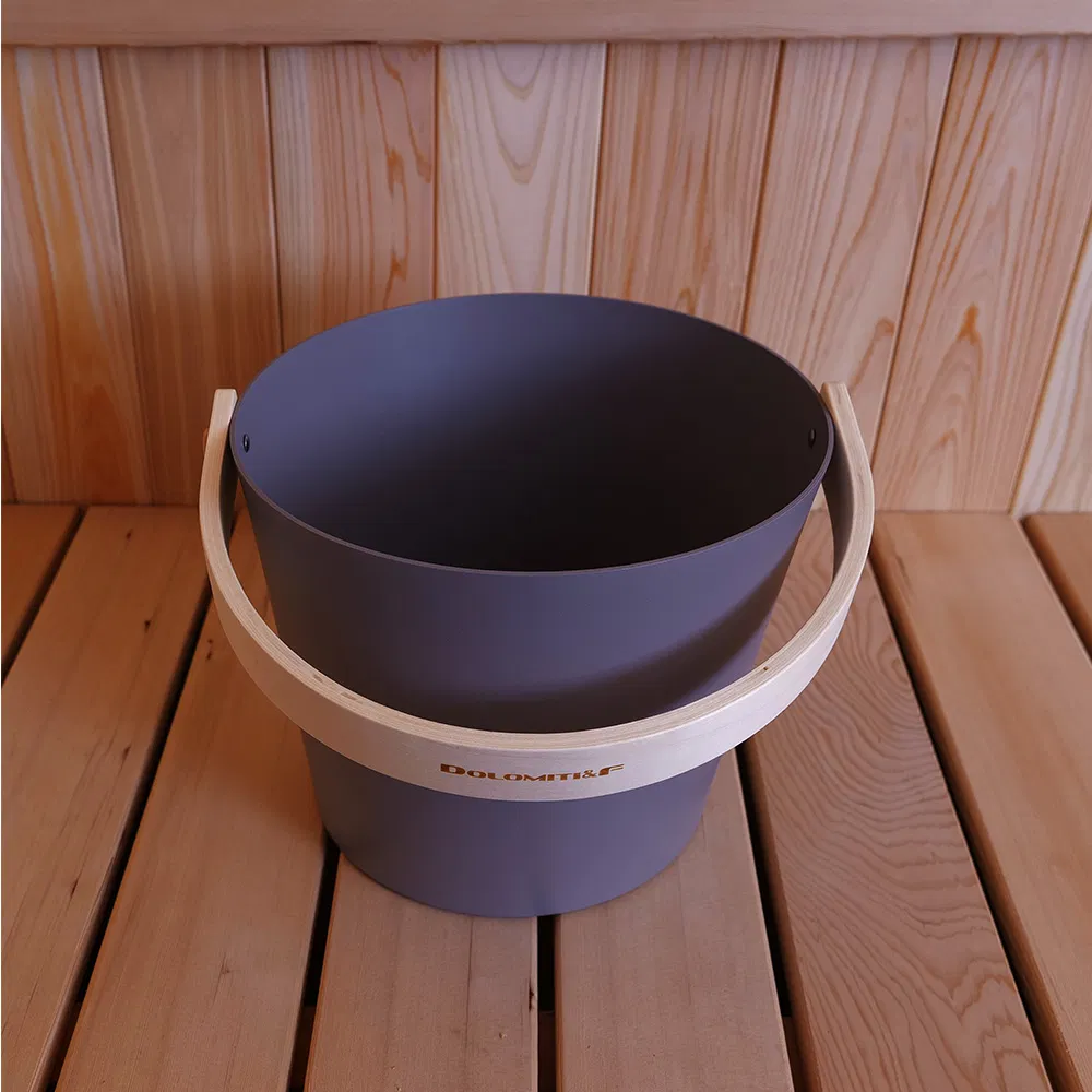 Sauna Bundle 4-Piece Accessories Bucket Ladle Thermo-Hygrometer & Timer