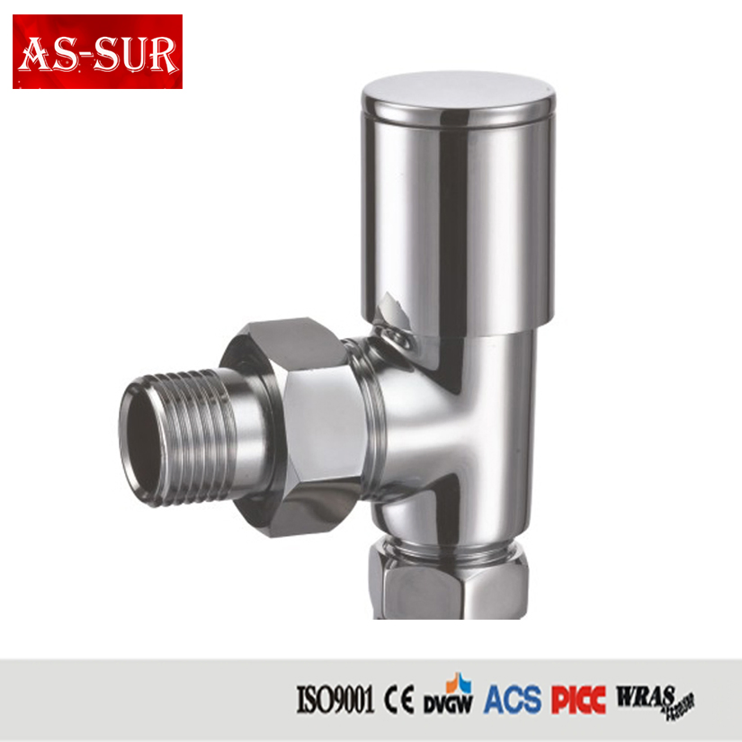 1/2 - 3/4 Inch Smart Central Heating Nickel Plating Brass Radiator Valve RV84005