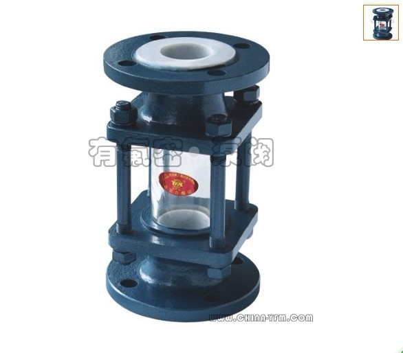 PFA Lined Sight Glass for Oil Pipeline