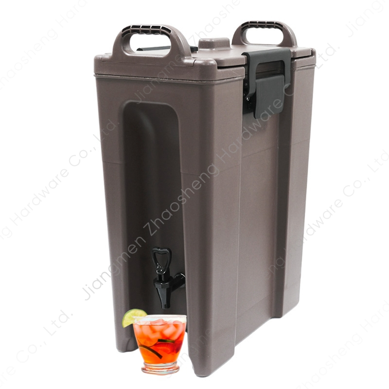18L Plastic Water Tea Bucket Insulated Beverage Server Hot Cold Drinks Dispenser