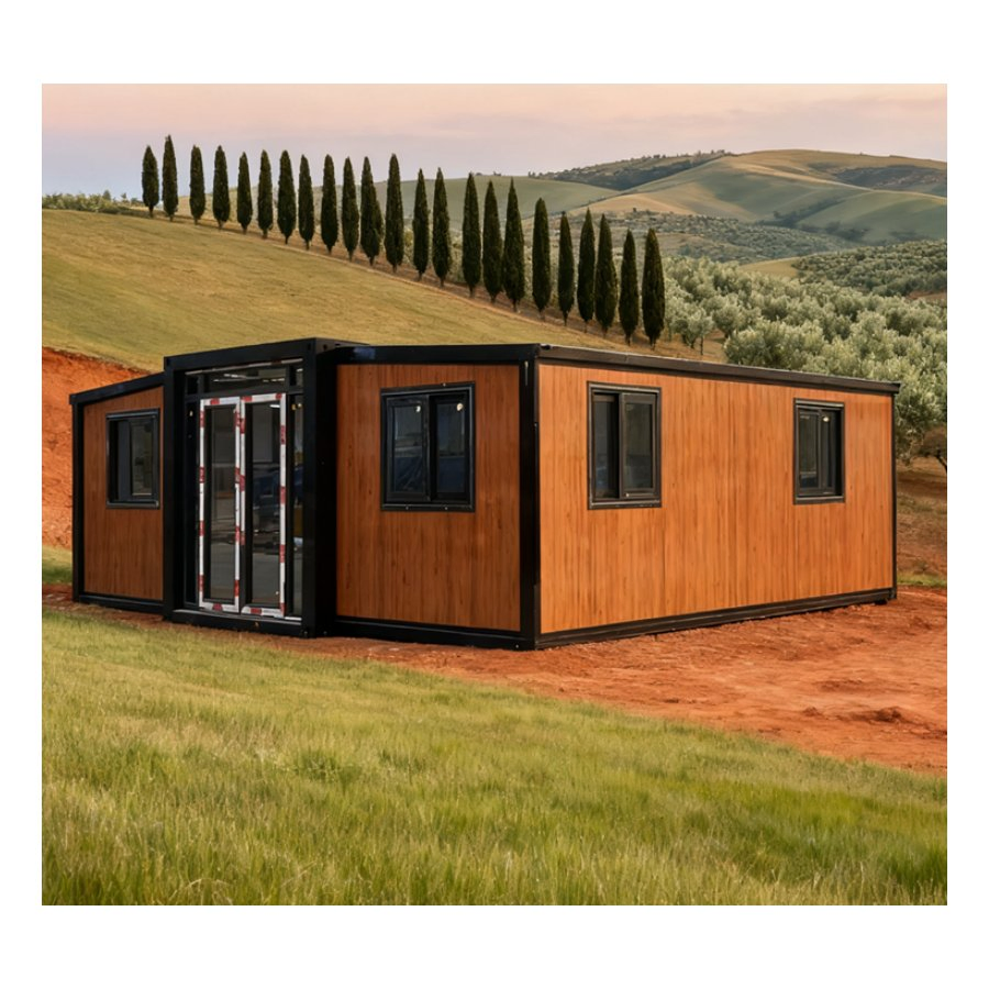 Durable Prefabricated Home 20FT 40FT Prefab Homes Expandable Container House for Family Living