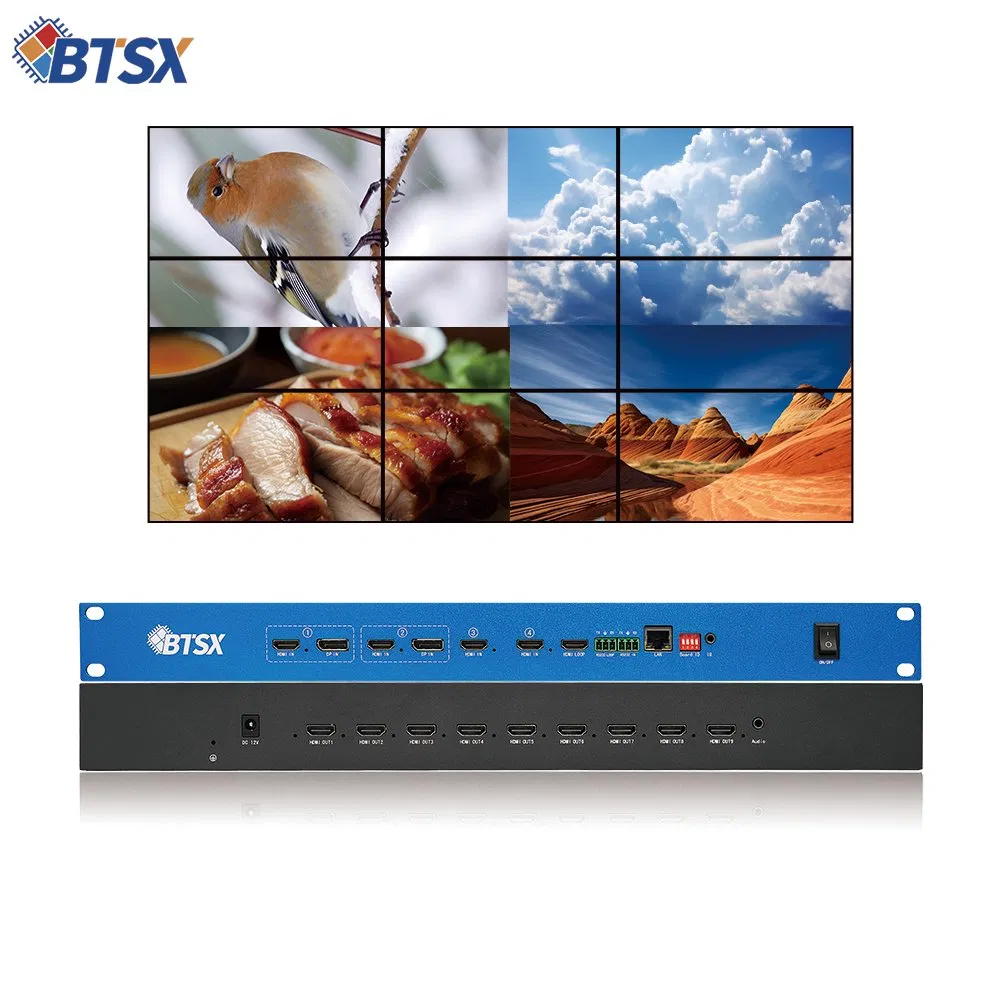 Контроллер видеостены 4K60 с 9 выходами HDMI
