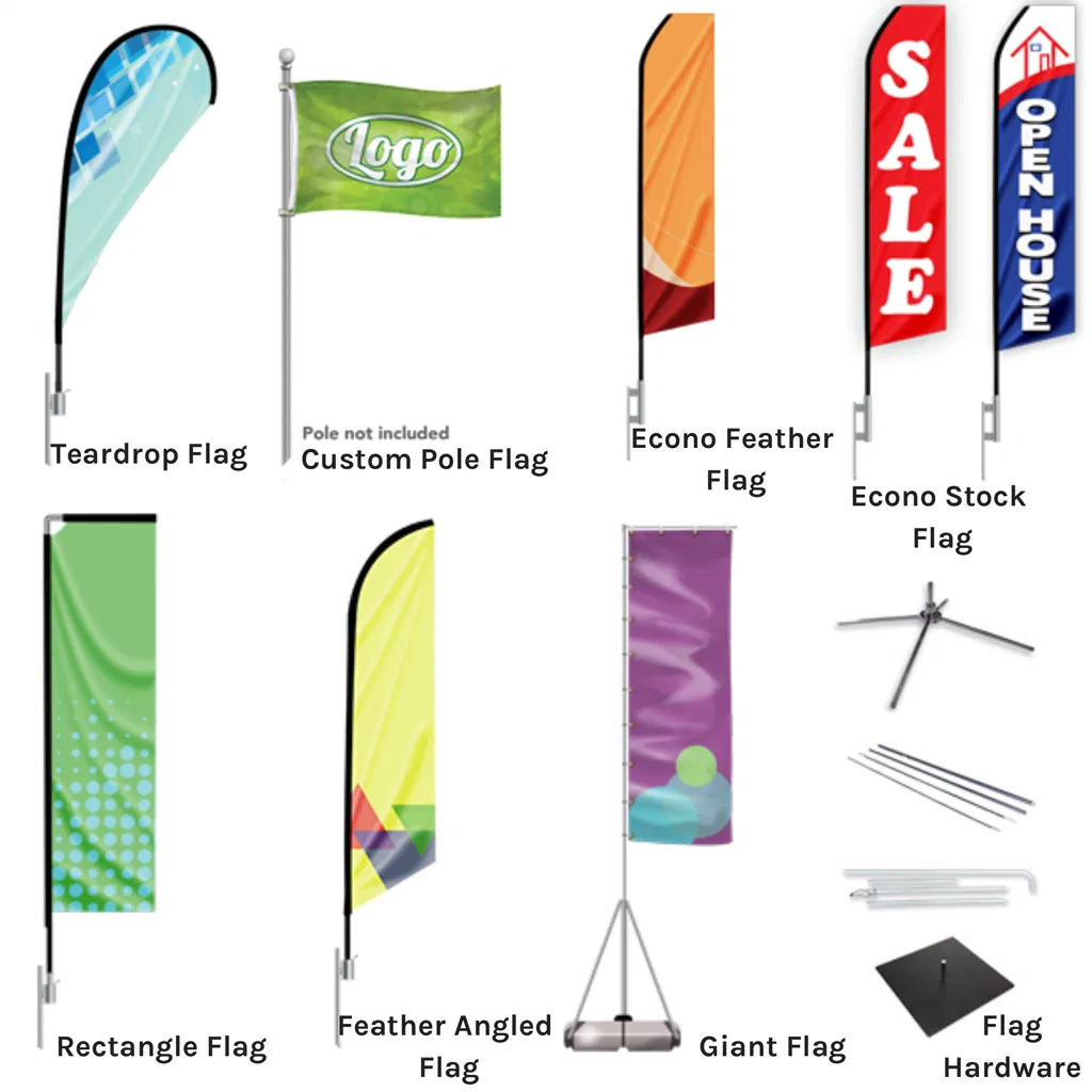 Custom Large Size Rings Polyester Digital Printing Outdoor Advertising Banner