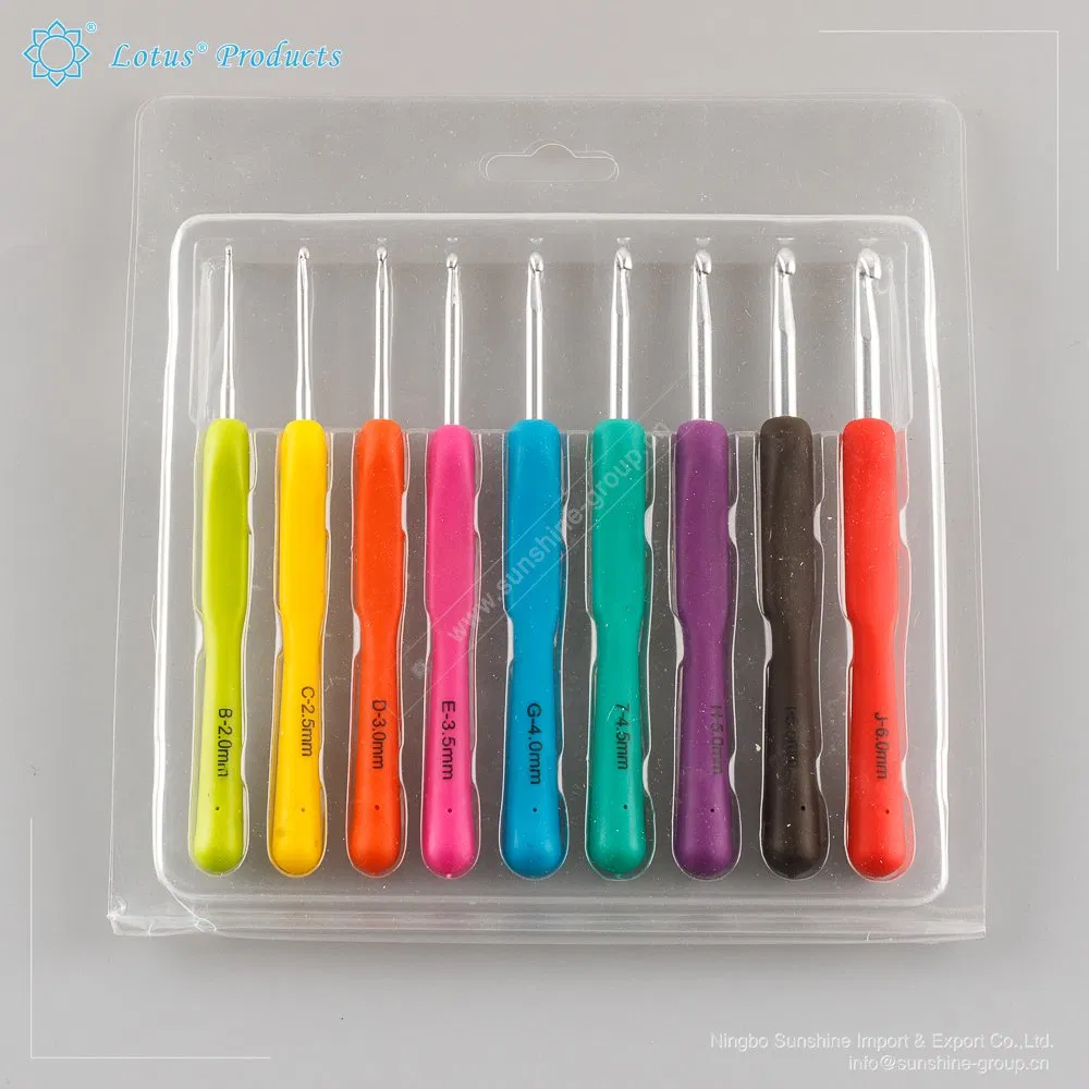 High Quality Crochet Hook Set with TPR Handle