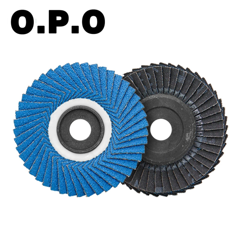 Customized Blue Abrasive Flap Discs for Metal Finishing
